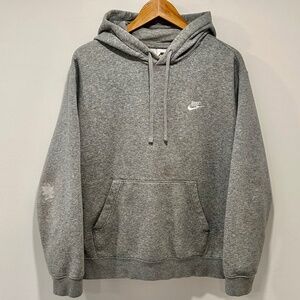 Nike Men's Sportswear Club Fleece Hoodie - Gray - Med. - Flaws - Style #BV2654